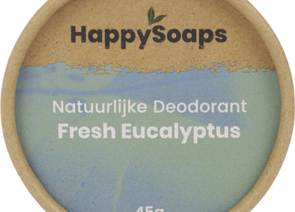HappySoaps Deodorant eucalyptus en lemongrass