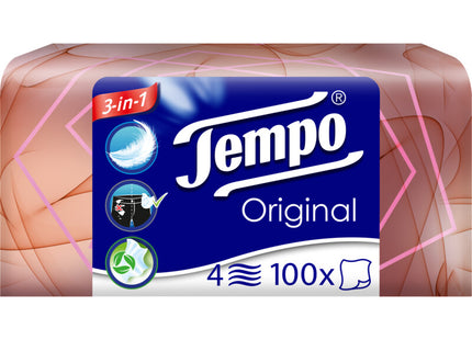 Tempo Original box of 4-ply handkerchiefs