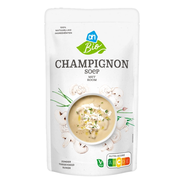Biologisch Champignon soep met room