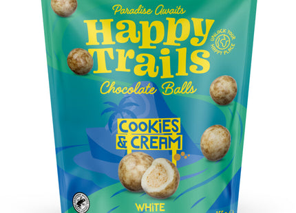 Happy Trails Crunchy chocolate balls cookies & cream