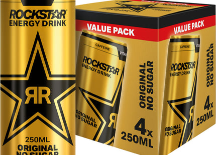 Rockstar Energy drink original no sugar 4-pack