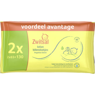 Zwitsal Baby lotion billendoekjes 2-pack