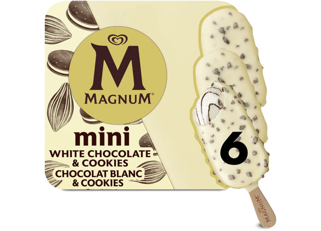 Magnum Mini white chocolate & cookies