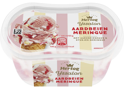 Hertog Ijssalon mini aardbeien meringue