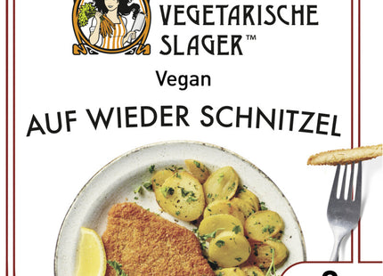 Vegetarischer Metzger mit wieder Schnitzel