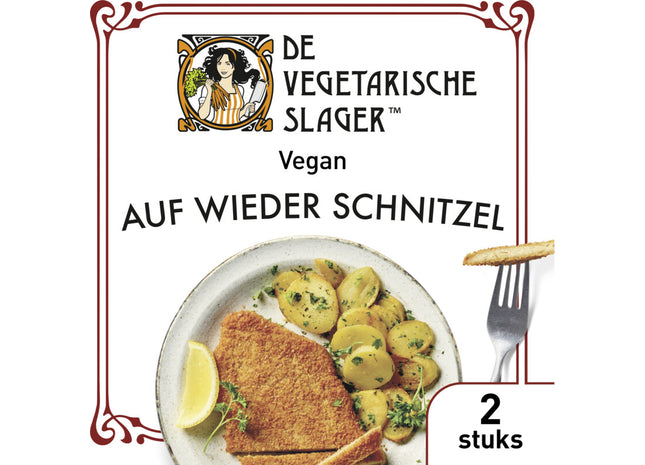 Vegetarische Slager Vegan auf wieder schnitzel