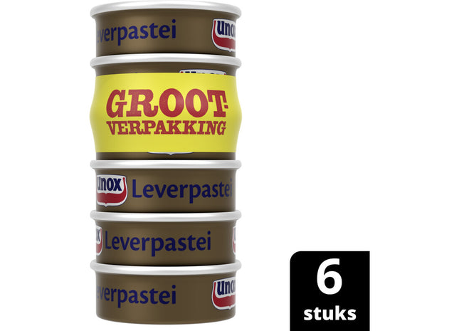 Unox Leverpastei 6-pack