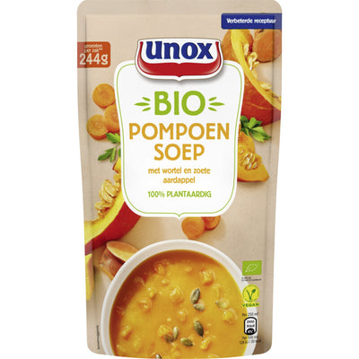 Kürbissuppe im Beutel