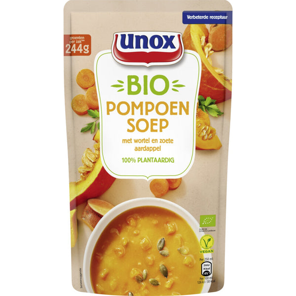 Unox Biologische pompoen soep