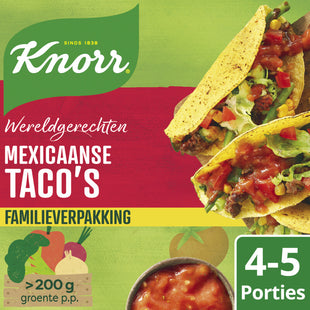 Knorr Wereldgerecht Mexicaanse taco's family
