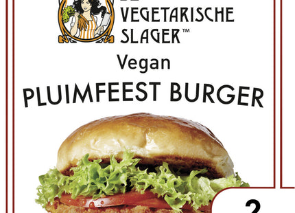 Vegetarian Butcher Vegan plum party burger