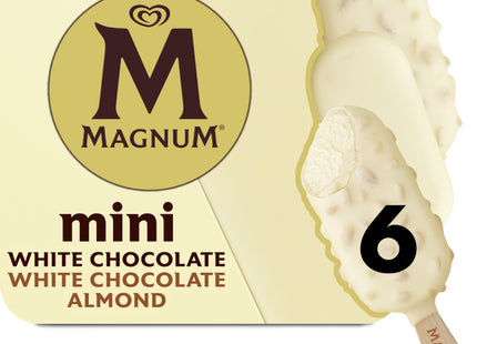 Magnum Mini white chocolate & white almond