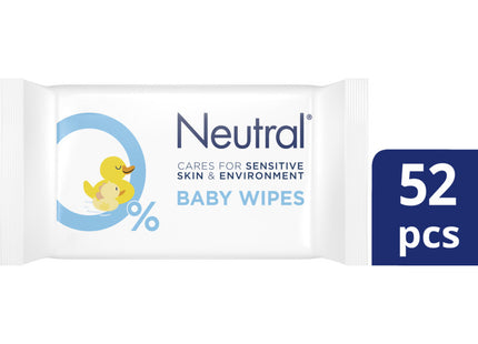 Neutral Baby wipes 0% perfume