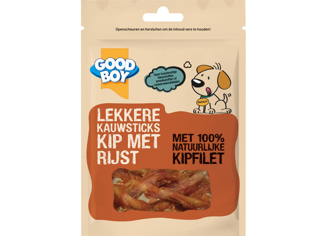 Good boy Lekkere kauwsticks kip met rijst