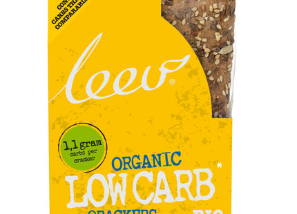 Leev Organic low carb crackers multiseeds
