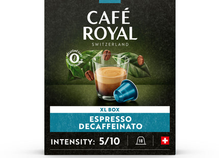 Café Royal Espresso decaffeinato XL box capsules