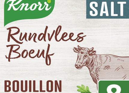 Knorr Rundvlees boeuf bouillon zero salt