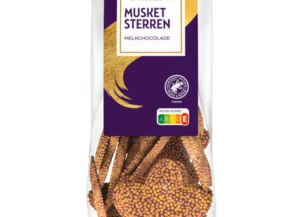 Excellent Musketsterren melkchocolade goud
