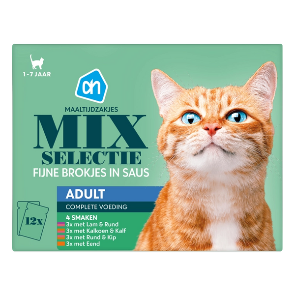 Maaltijdzak mix selectie in saus adult