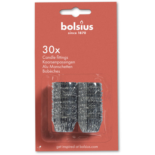 Bolsius Kerzenhalter silber