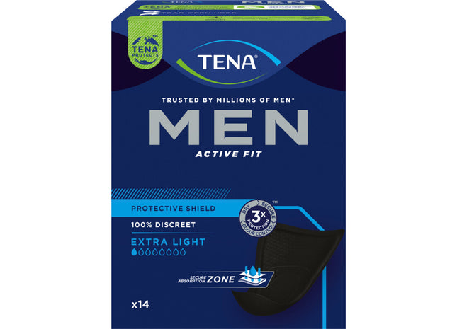 Tena Men active fit protective extra light