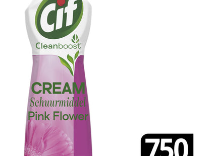 Cif Schuurmiddel pink flower cream