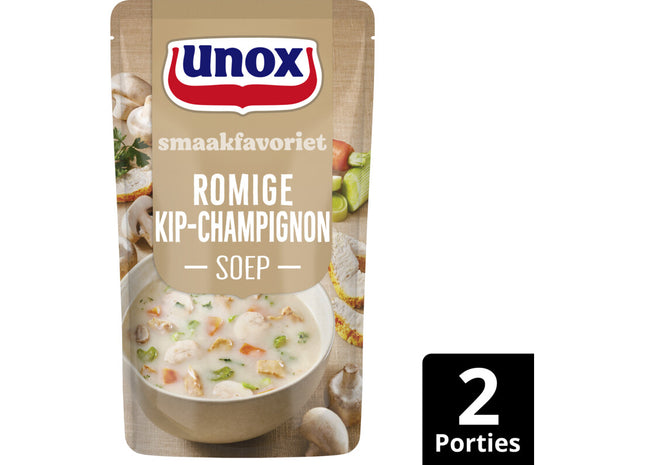 Unox Romige kip-champignonsoep