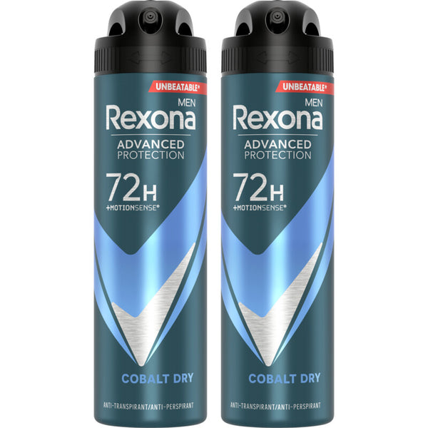 Rexona Antiperspirant Spray 72h Dry Cobalt 2-Pack