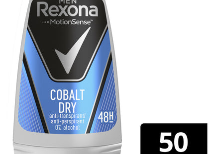 Rexona Men dry cobalt antiperspirant roller