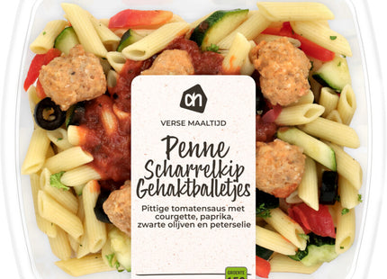 Verse penne scharrelkip gehaktballetjes  Dutchshopper