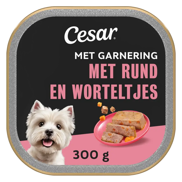 Cesar Garten terrine met kalf en tuinwortelen