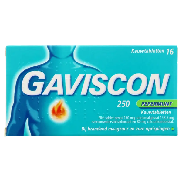 Gaviscon Pepermunt kauwtabletten