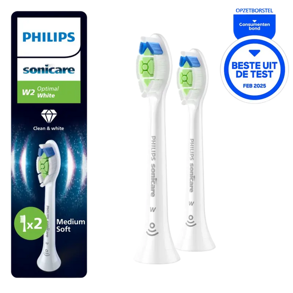 Philips Sonicare replacement brushes white optimal
