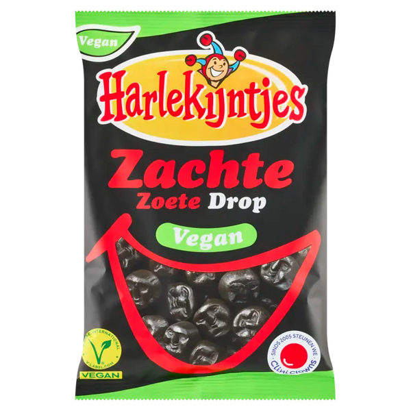 Harlekijntjes Soft sweet licorice vegan
