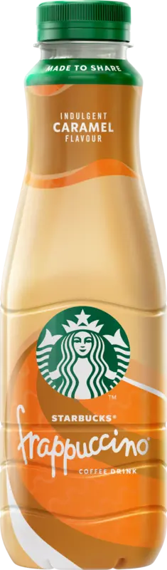 Starbucks Frappuccino caramel-flavoured iced coffee