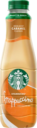 Starbucks Frappuccino caramel-flavoured iced coffee