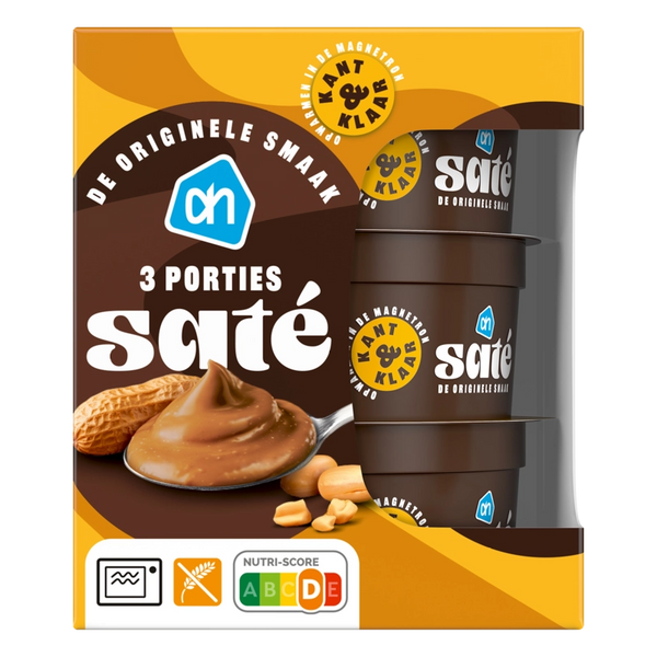 Satésaus kant & klaar 3 porties