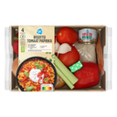 Fresh pack for tomato and bell pepper risotto