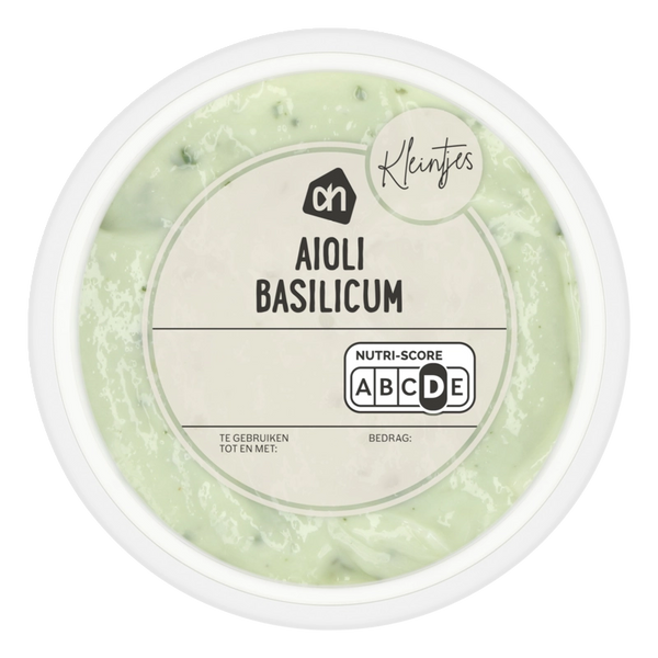 Basil garlic mayonnaise