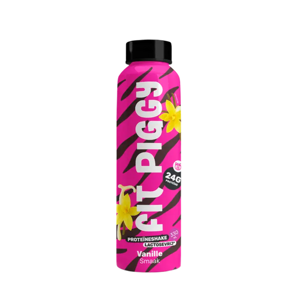 Fit Piggy vanilla protein shake