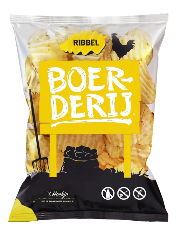 Boerderij Chips ribbel