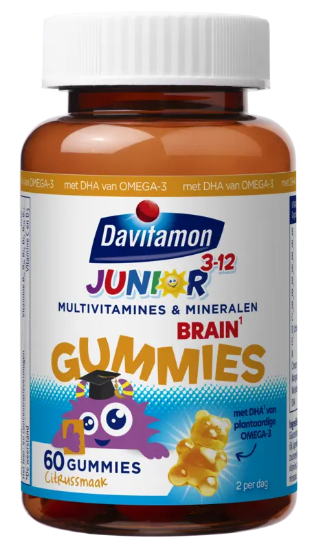 Davitamon Junior brain gummies multivitamine kids