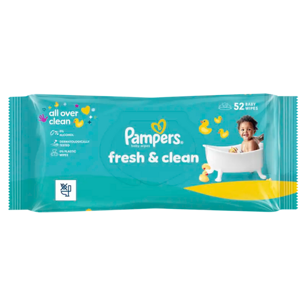 Pampers Fresh & clean baby wipes