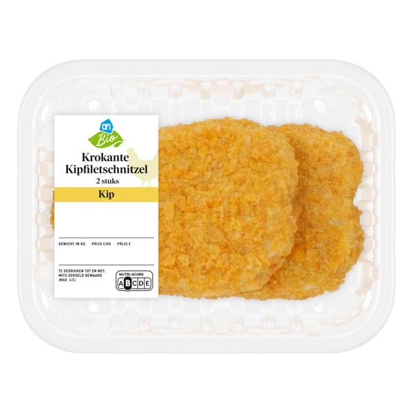 Biologisch knusprige Hähnchenbrustschnitzel