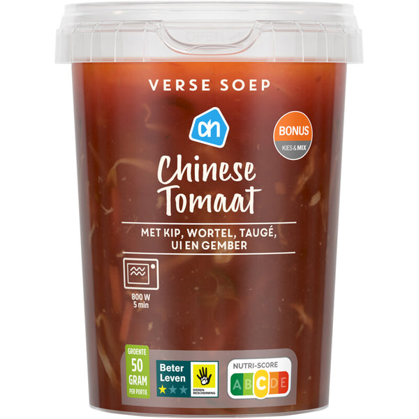 Verse soep Chinese tomaat