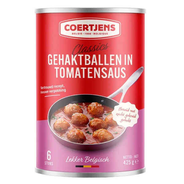 Coertjens Meatballs in Tomato Sauce