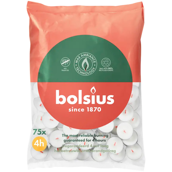 Bolsius Teelichte 4 Stunden