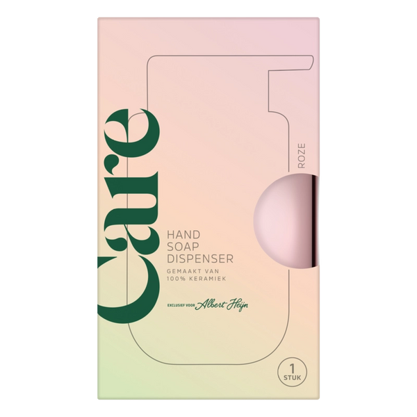 Care hand soap dispenser pink