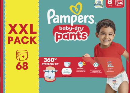 Pampers Baby-dry pants XXL-pack maat 8