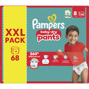 Pampers Baby-dry pants XXL-pack maat 8